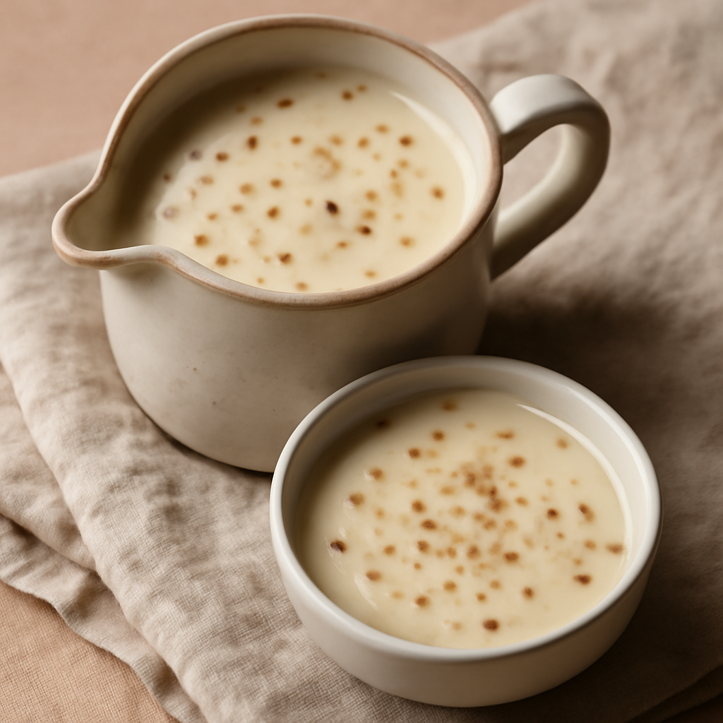 Bechamel and Mustard Sauce image