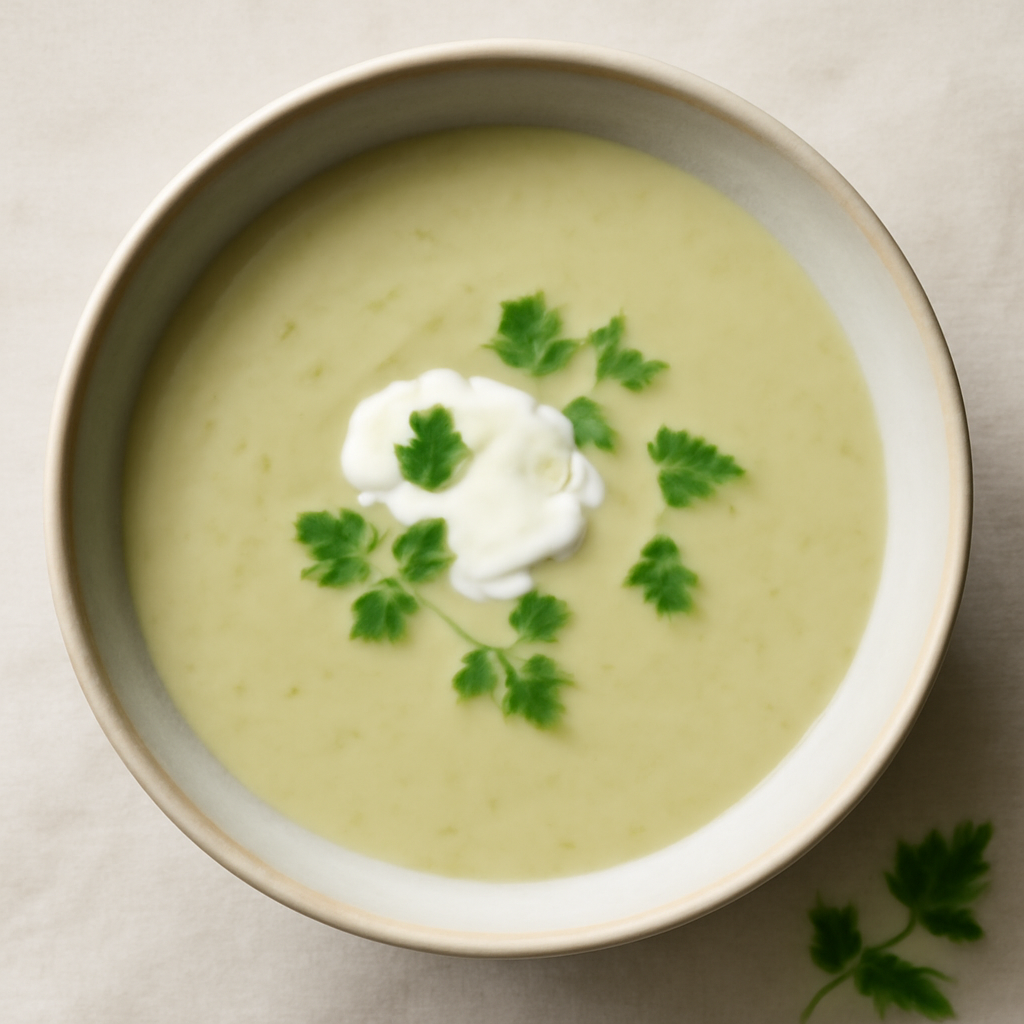 Potato and Chervil Soup image