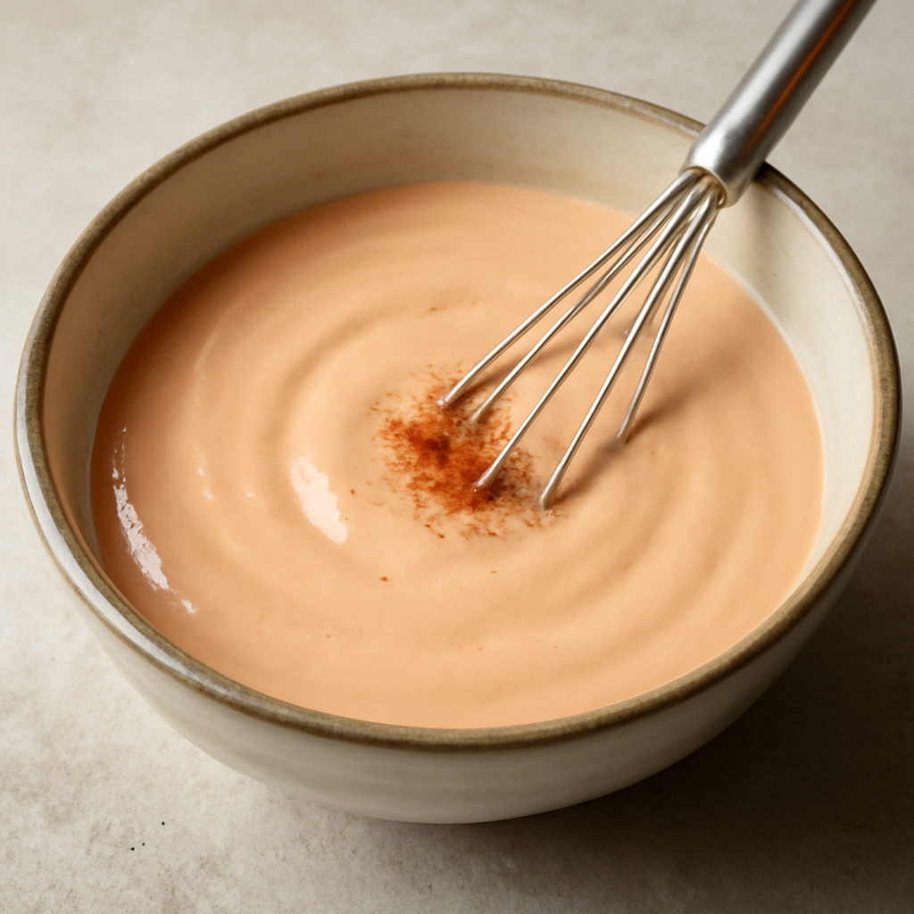 Whisk together the Marie Rose sauce in a mixing bowl